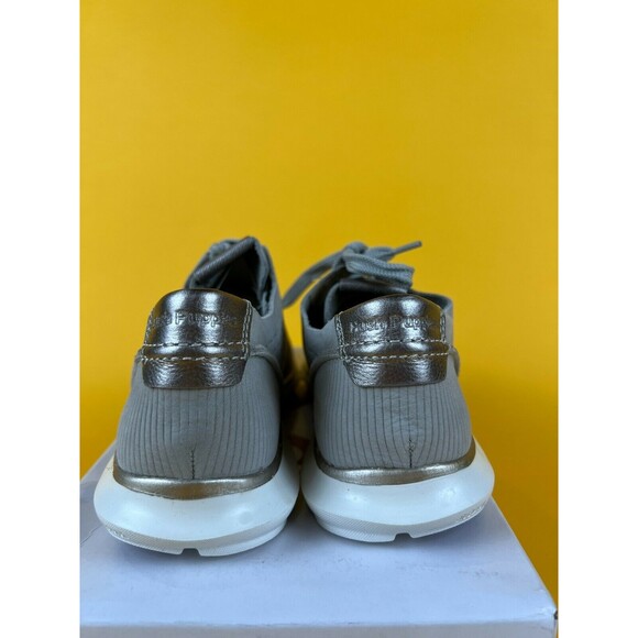 Hush Puppies Tricia Perf Lace Up Sneakers Womens 5.5 M Gray Nubuck Leather NWB - Picture 5 of 12